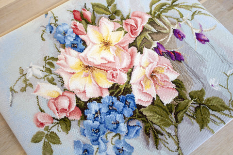 Bouquet with Bells SBA2362 - Cross Stitch Kit