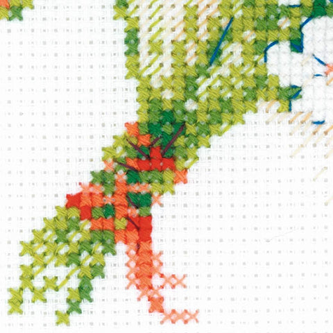 Bouquet with Cornflowers - Cross Stitch Kit from RIOLIS Ref. no.:1576 - Hobby.lt 🇬🇧