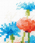 Bouquet with Cornflowers - Cross Stitch Kit from RIOLIS Ref. no.:1576 - Hobby.lt 🇬🇧
