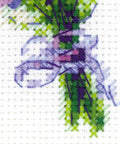 Bouquet with Lavender - Cross Stitch Kit from RIOLIS Ref. no.:1607 - Hobby.lt 🇬🇧