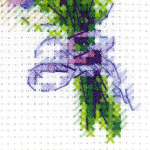 Bouquet with Lavender - Cross Stitch Kit from RIOLIS Ref. no.:1607 - Hobby.lt 🇬🇧