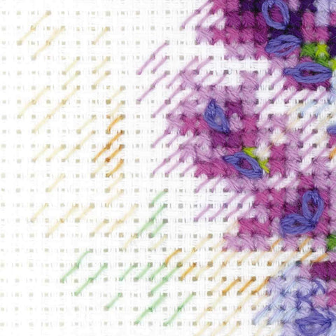 Bouquet with Lavender - Cross Stitch Kit from RIOLIS Ref. no.:1607 - Hobby.lt 🇬🇧