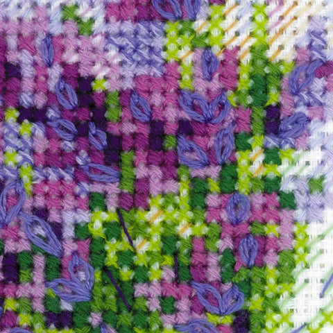 Bouquet with Lavender - Cross Stitch Kit from RIOLIS Ref. no.:1607