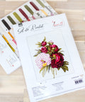 Bouquet with Peonies SB2354 - Cross Stitch Kit - Hobby.lt 🇬🇧