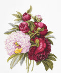 Bouquet with Peonies SB2354 - Cross Stitch Kit - Hobby.lt 🇬🇧