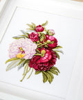 Bouquet with Peonies SB2354 - Cross Stitch Kit - Hobby.lt 🇬🇧