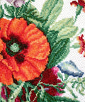 Bouquet with Poppy and Peony SB2350 - Cross Stitch Kit - Hobby.lt 🇬🇧