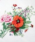 Bouquet with Poppy and Peony SB2350 - Cross Stitch Kit - Hobby.lt 🇬🇧