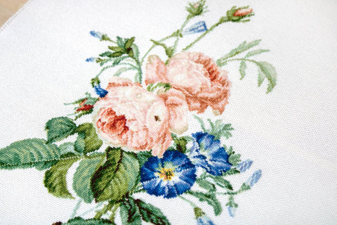 Bouquet with Roses SB2351 - Cross Stitch Kit - Hobby.lt 🇬🇧