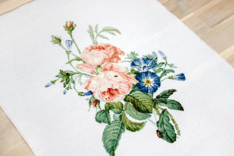 Bouquet with Roses SB2351 - Cross Stitch Kit - Hobby.lt 🇬🇧