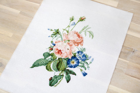 Bouquet with Roses SB2351 - Cross Stitch Kit