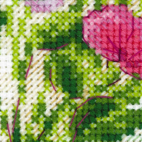 Bouquet with Sweet Peas - Cross Stitch Kit from RIOLIS Ref. no.:1606 - Hobby.lt 🇬🇧