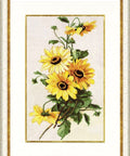 BR014 Sun flowers Cross Stitch Kit from Golden Fleece - Hobby.lt 🇬🇧