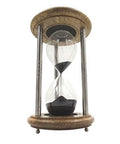 Brass and Wood Hourglass - 10 minutes - NC2989 - Hobby.lt 🇬🇧