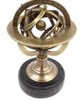 Brass astrolabe on a black stone base - BN - 2088Z - Hobby.lt 🇬🇧