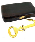 Brass Bottle Opener Anchor Rosewood Box | NI5277A - Hobby.lt 🇬🇧