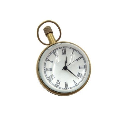 Brass Clock Miniature | CLK - 0569 - Hobby.lt 🇬🇧