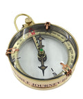 Brass Compass Map Reader in Wooden Box – NC1087 - Hobby.lt 🇬🇧