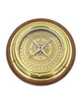 Brass compass on a wooden base NC2863 - Hobby.lt 🇬🇧