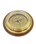 Brass compass on a wooden base NC2863 - Hobby.lt 🇬🇧