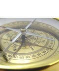 Brass compass on a wooden base NC2863 - Hobby.lt 🇬🇧