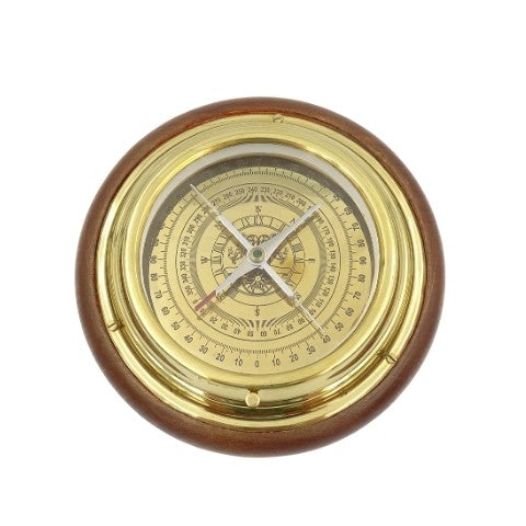 Brass compass on a wooden base NC2863