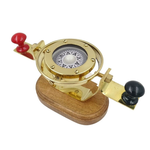 Brass Gimble Compass Retro – NC1615 - Hobby.lt 🇬🇧