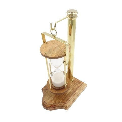 Brass Hourglass on a Sling - 5 min | NC2045A - Hobby.lt 🇬🇧