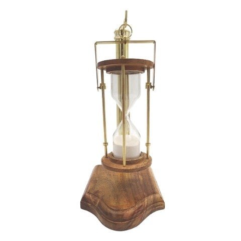 Brass Hourglass on a Sling - 5 min | NC2045A - Hobby.lt 🇬🇧