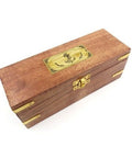 Brass & Leather Telescope in Wooden Box – NC2356B - Hobby.lt 🇬🇧