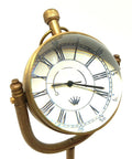 Brass "Moon" clock Antique finish - NI4359 - Hobby.lt 🇬🇧