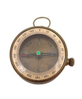 Brass retro compass in leather case - C0006 - Hobby.lt 🇬🇧