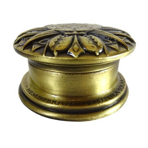 Brass Sundial with compass H40 - Hobby.lt 🇬🇧