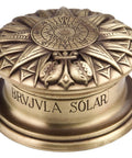 Brass Sundial with compass H40 - Hobby.lt 🇬🇧