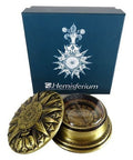 Brass Sundial with compass H40 - Hobby.lt 🇬🇧