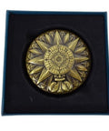 Brass Sundial with compass H40 - Hobby.lt 🇬🇧