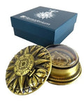Brass Sundial with compass H40 - Hobby.lt 🇬🇧