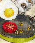 Breakfast cross stitch kit by RIOLIS Ref. no.: 1684 - Hobby.lt 🇬🇧