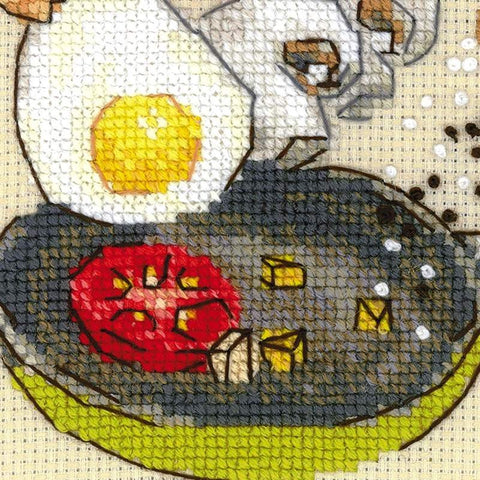 Breakfast cross stitch kit by RIOLIS Ref. no.: 1684 - Hobby.lt 🇬🇧