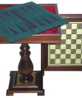 Briar Elm Chess Table with Beautiful Chess Set - Hobby.lt 🇬🇧