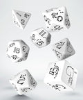 Bright Llama Dice Set white and black - Hobby.lt 🇬🇧