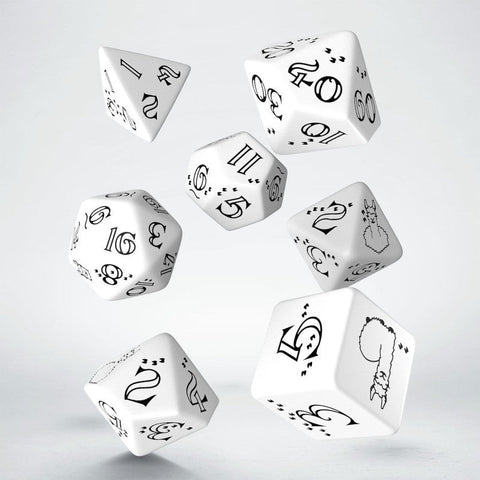 Bright Llama Dice Set white and black - Hobby.lt 🇬🇧