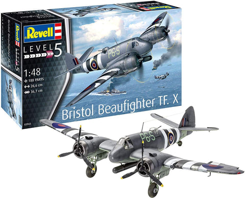 Bristol Beaufighter TF.X - Plastic Modelling Kit By Revell