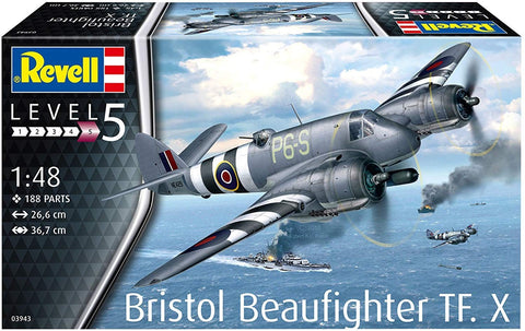 Bristol Beaufighter TF.X - Plastic Modelling Kit By Revell