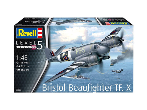 Bristol Beaufighter TF.X - Plastic Modelling Kit By Revell