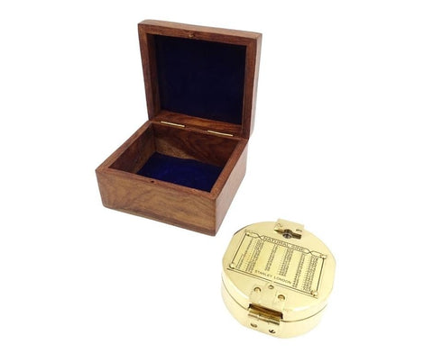 Brunton compass in a wooden box - CB5 - Hobby.lt 🇬🇧