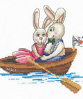 Bunnies My Darling SANZ - 37 - Cross Stitch Kit by Andriana - Hobby.lt 🇬🇧