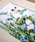 Butterflies and Bluebird Flowers SLETI939 - Cross Stitch Kit - Hobby.lt 🇬🇧