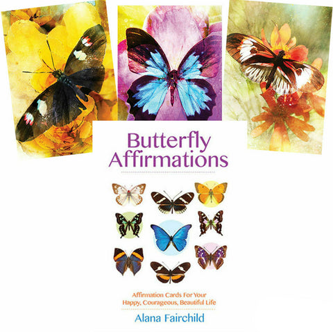 Butterfly Affirmations cards Blue Angel