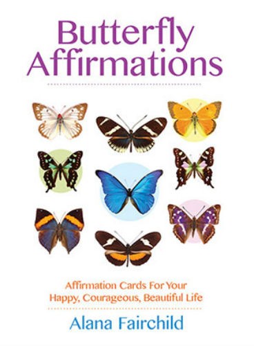 Butterfly Affirmations cards Blue Angel